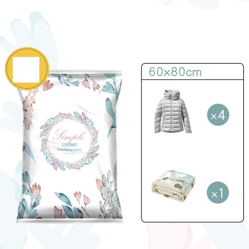 Vacuum Storage Bags Compression Bags for Clothes Thickened Material Space Saving Storage Organizer Travel Home Use Bedding Clothes Storage Bag