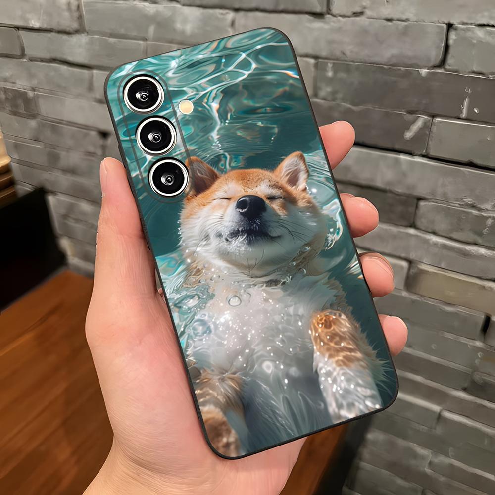 

Cute Shiba Inu Phone Case For Samsung A25 A13 A33 5G A54 A36 A35 A56 A52 A14 Shockproof Soft Cover Samsung A54