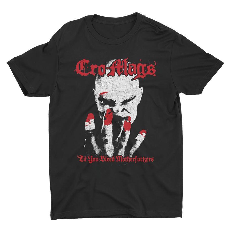 Cro-Mags Band Til You Bleed Hands 100% Cotton Adult T-Shirt All Size MK475 Unisex T-Shirt M