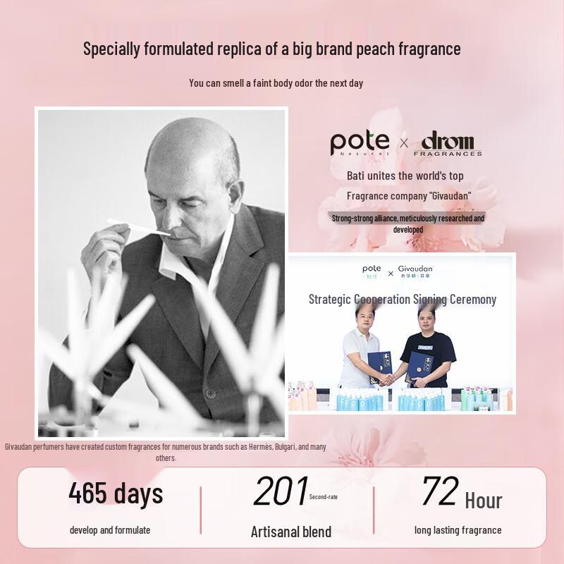 Baitai Vitality Peach Shower Gel