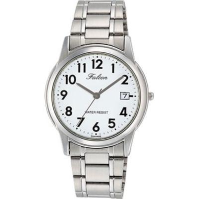 Herren D010-204 ( Q&Q-Tag ansehen) Runde Uhr Silber Analog