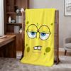 S-sponge-Bob-b cartoon Pants-s Blanket Throw Super Cosy Plush Living Room Sofa Couch Childish Birthday Gifts S-square- cute