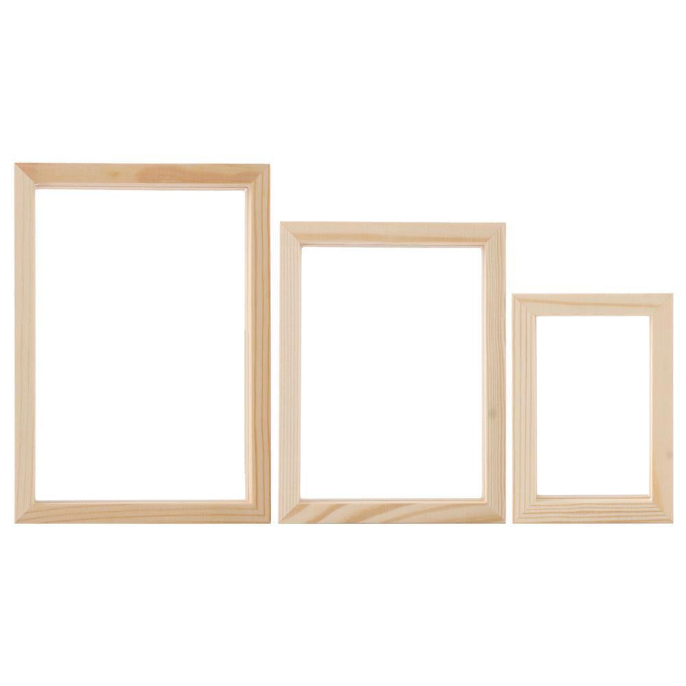 Mini Wedding Decor Art Wooden Vintage Picture Holder Photo Frame