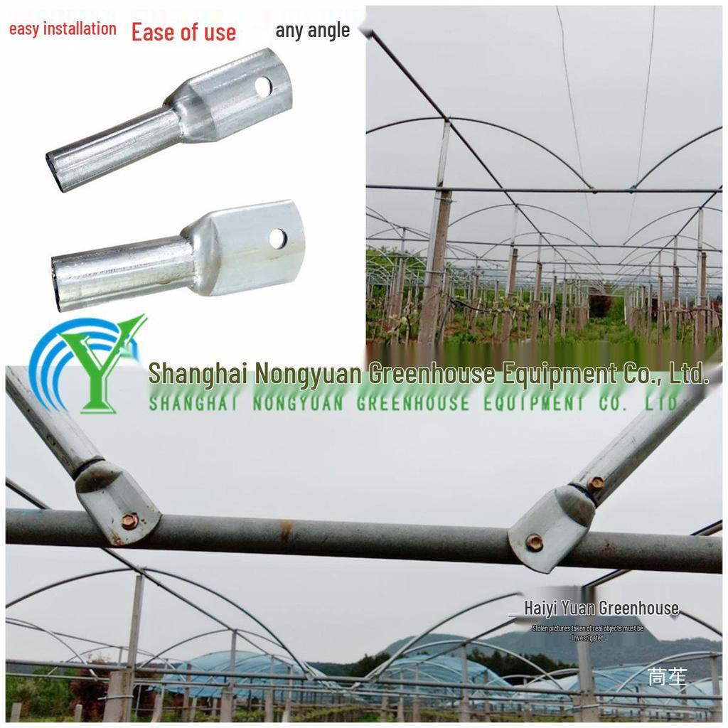 Galvanized Pipe Bracket Clamp for Greenhouse Frame: Duckbill Clip, Door Header, Hoop Connector, Flat Head Reducer
