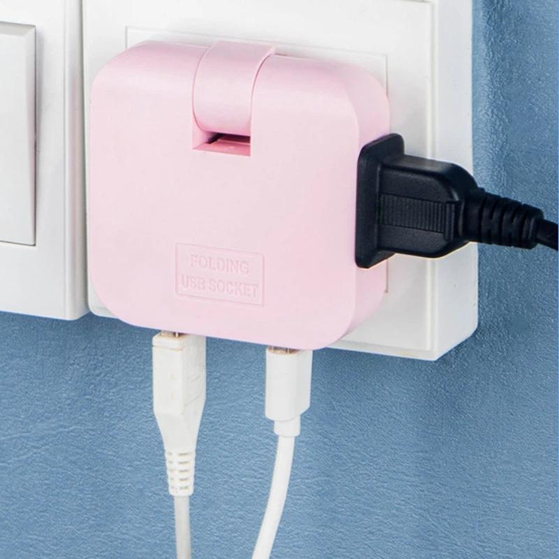 Europäischer Standard Drehbarer Steckdosenadapter – 180° Schwenkbar, Mehrfachsteckdose, Leicht, Kabellos & Tragbar