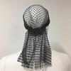 Strass Pirathatt Elastisk Snood Skjerf Lue Maskeradeball Cosplay-arrangementer Nett Hullet Ut Hodeskjerf