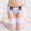 Garter Set Lace Sexy Stockings Seduction Perspective Long Barrel Garter Socks Hot Adult Sex Underwear