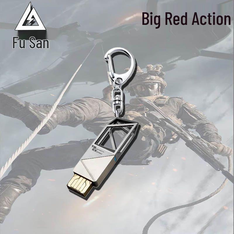 Delta Force Peripherals Acrylic Big Red High Turnaround Keychain Pendant Gift for Friends