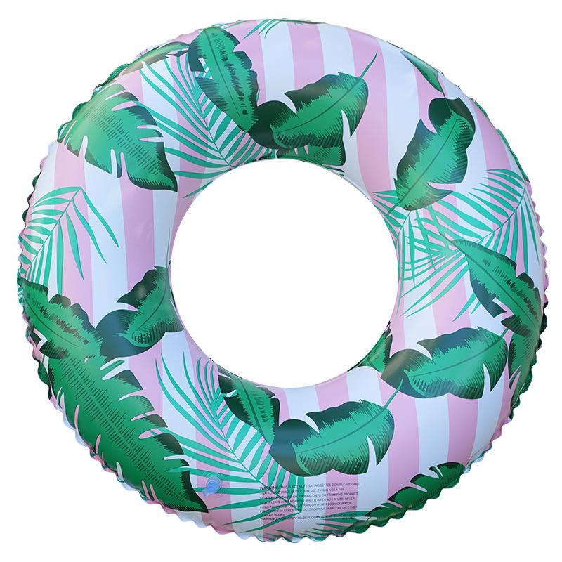 Thickened Leaf Swimming Ring Adult Thickened Male Female Inflatable Adult Swimming Equipment (,thickened 90# size (universal fit for adults))