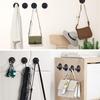 1/2/4/6pcs Stainless Steel Hook, Self Adhesive Towel Coat Hooks, Coat Rack Wall Mounted For Key, Towel, Bags, Cup, Hat