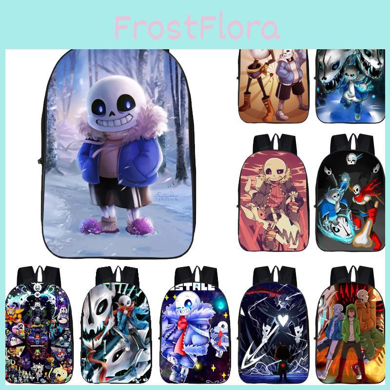 Zaino Trendy Undertale Sans Per Bambini Con Spallacci Imbottiti Regolabili E Ampio Spazio