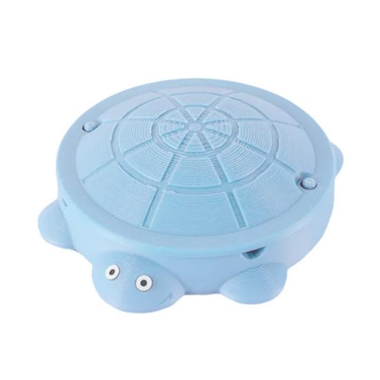 

Mini Turtle Sandbox Desk Toy Zen Garden Kit with Small Rake And Shovel Sensory Stress Relief Toy Office Home Decorative Desktop Accessory A светло-синий