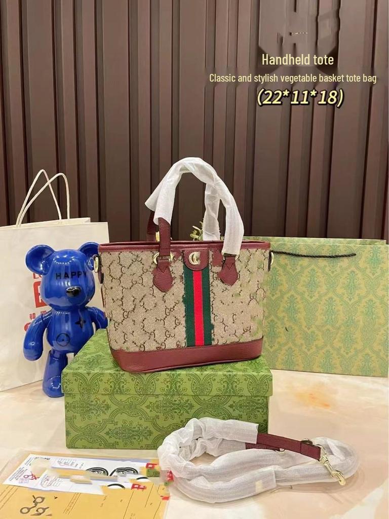 Retro Bedruckte Umhängetasche aus echtem Leder in Kissenform mit großem Fassungsvermögen