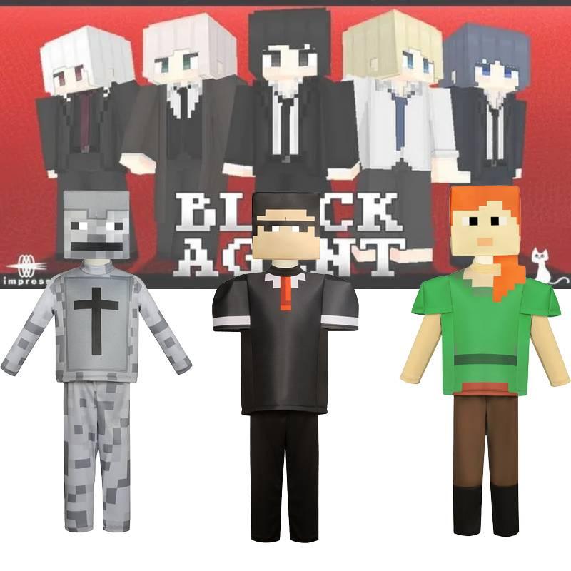 Minecraft Kinder Strapazierfähiger Polyester Alex Anzug Cosplay Spiel Performance Kleidung Für Halloween Weihnachten Requisiten