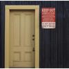 Metal Wall Art Poster Keep Out Sarcastic Decor for Game Room