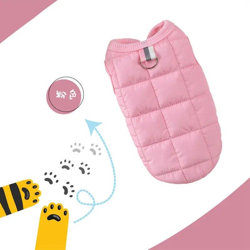 Jachete calde pentru câini de iarnă, rezistente la vânt, haine pentru câini, haine din bumbac pentru câini mici, haine chihuahua, accesorii pentru animale de companie