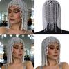 Pearls Tassels Headpiece Head Chain Hat Stylish Hair Embellishment for Gathering