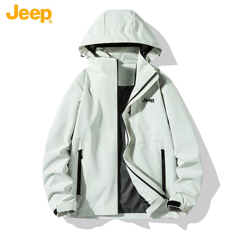 Jeep Unisex Japanese Style Casual Zip-Up Jacket