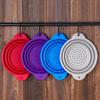 Folding Silicone Drain Basket Fruit Vegetable Washing Basket Foldable Strainer Colander Collapsible Drainer Kitchen