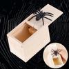 Trick Spider Grappige Scare Box Houten Verborgen Box Kwaliteit Prank Houten Scare Box Leuk Spel Prank Trick Vriend Kantoor Speelgoed