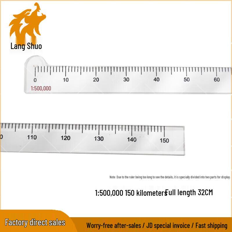 Langshuo Multi-scale Navigation & Plotting Ruler