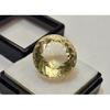 Round Cut Natural Light Yellow Sapphire 17-18 Ct Stunning Loose Gemstone