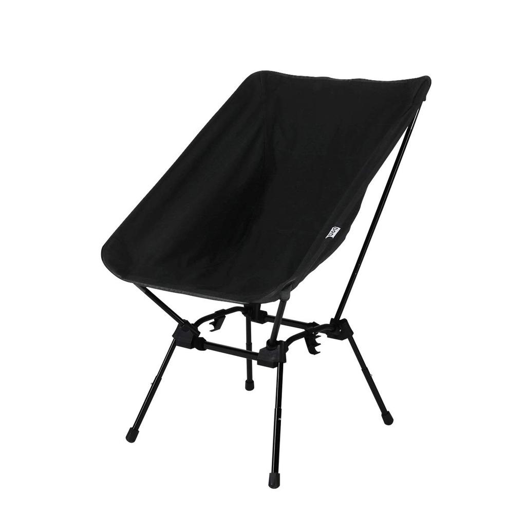 DOD Chair 4 Height Suitable for Campfire Style to High Cotton Black (Dee-O-Dee) Sugoi-ssu - Adjustable, Style, Material, Spark-Resistant,