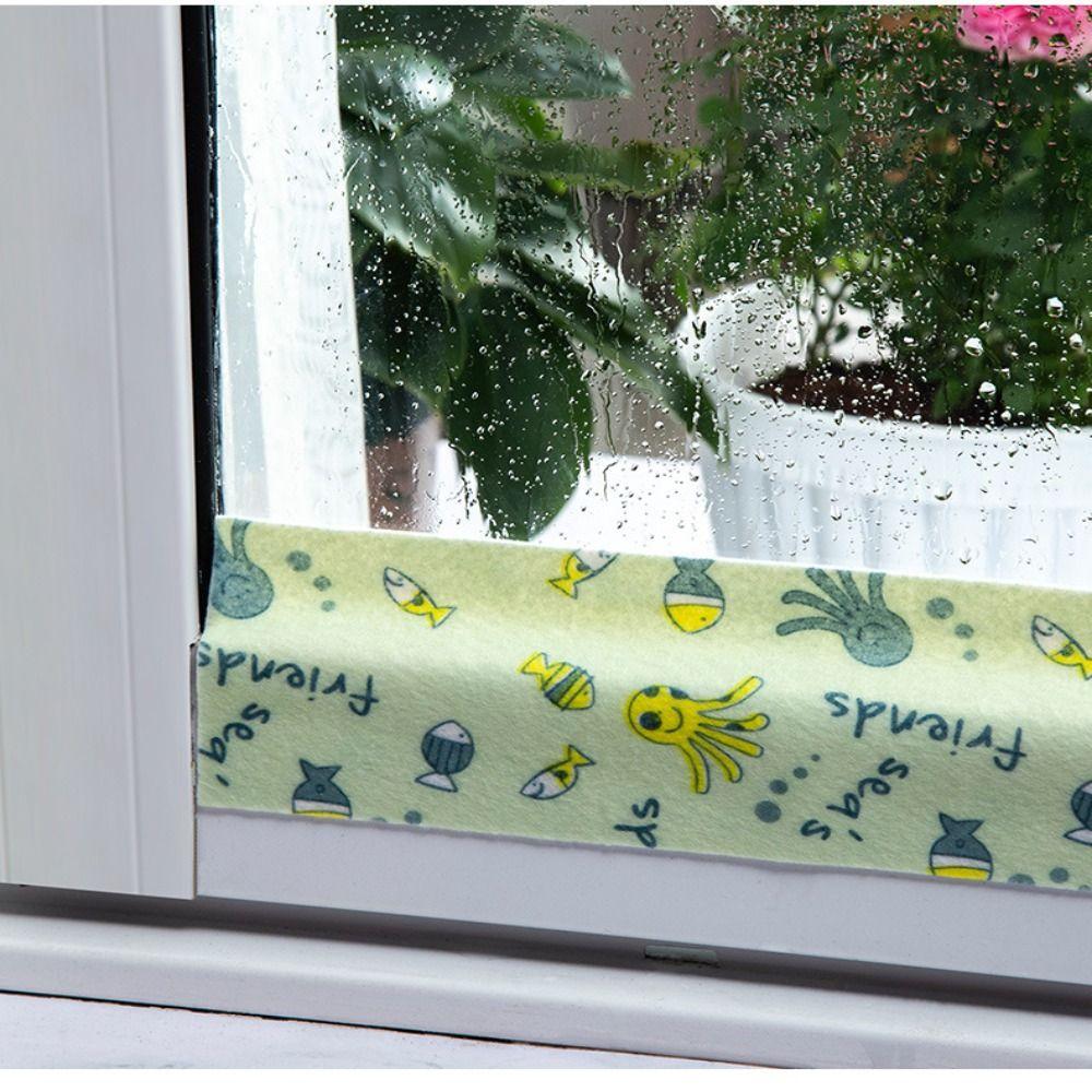Reusable Window Water-absorbing Sticker Self Adhesive Washable Self Adhesive Tape 2.8M Length Absorbent Anti-mildew Stickers