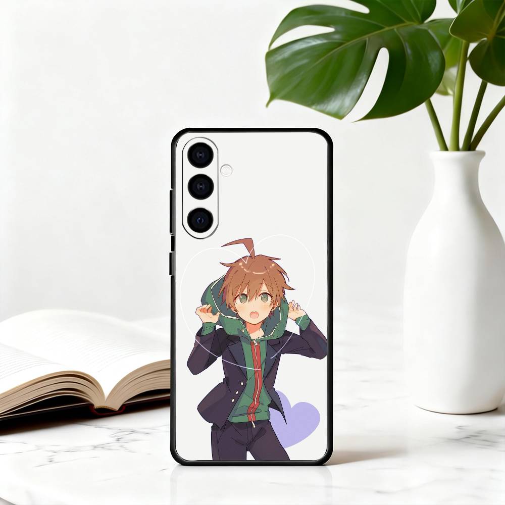 M-Makoto N-Naegi-MNES Phone Case For Samsung Galaxy A73,A72,A71,A70,A53,A52,A51,Others Soft Black Cover