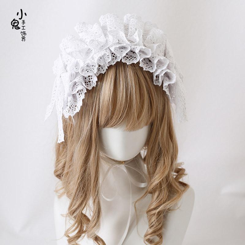 Lo Girl Sweet Girl Hair Accessories Lace Headgear Hair Bands for Girls Lolita French Elegant Headband