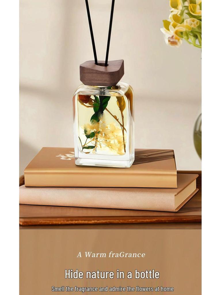 Luxury Preserved Flowers Aroma Diffuser Gift Box – Long-lasting Fragrance for Hotel Bedrooms & Souvenirs