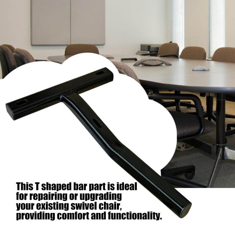 T Shaped Rotates Chair Support Rod with Sprays Coating for Robust Stability & Not Rusts Protect in Various Settings