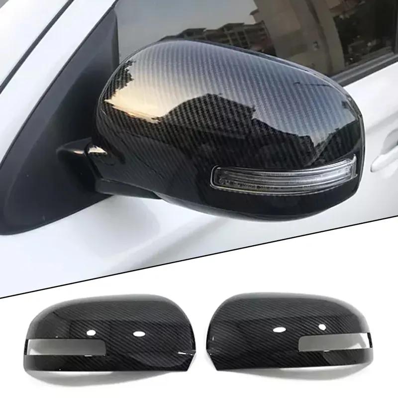 2pcs Carbon Fiber Rear View Side Mirror Trim Cover For Mitsubishi Outlander 2013 2014 2015 2016 2017 2018