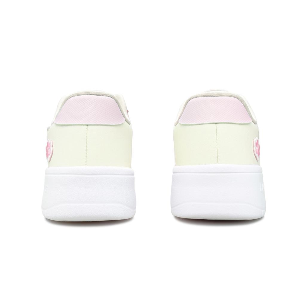 Li Ning Floating Boat Abrasion Resistant Breathable Height Increasing Low top Skateboard Shoes Women's Yellow Pink AGCS420-6(Team879-)