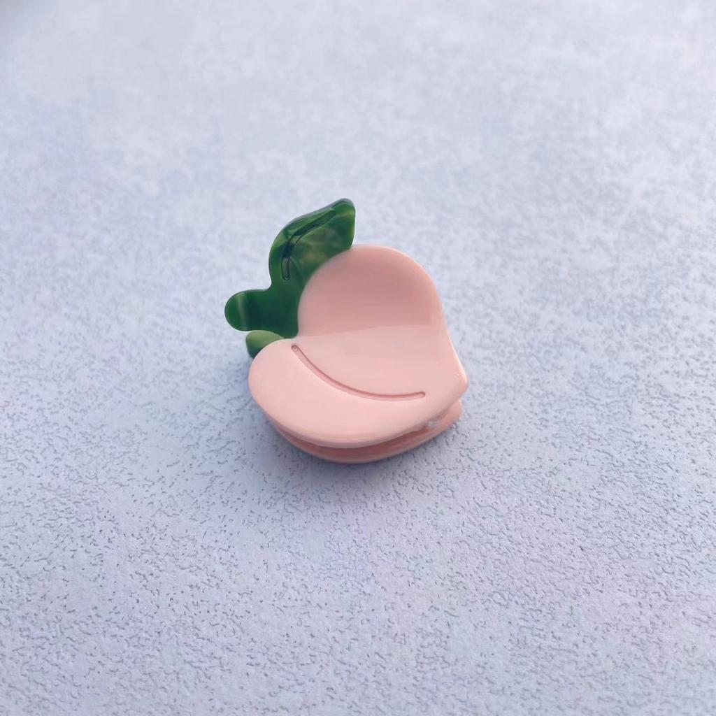 New Acetic Acid Fruit Hair Clip Strawberry Cartoon Hair Accessories Ins High End Cute Hair Clip Y2k