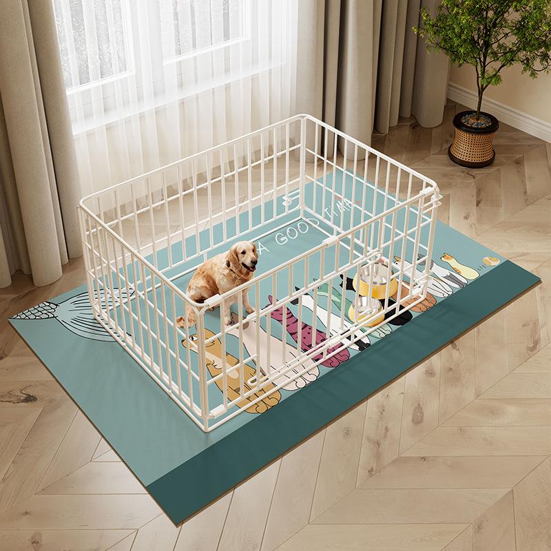 Household Pet Floor Mat, Kennel, Cat Special Urine Pad, Double-Sided Leather Non-Slip Pad, Wipe It Clean, Lazy Cat