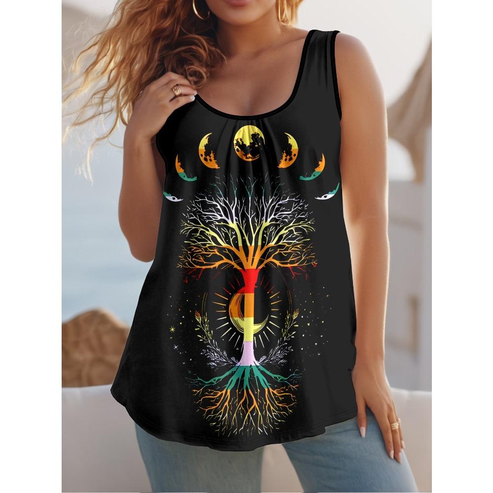

Summer Women s Love 3D Butterfly Printed Vest Large Loose Casual Fashionable Comfortable Soft Breathable Vest 6XL чорний