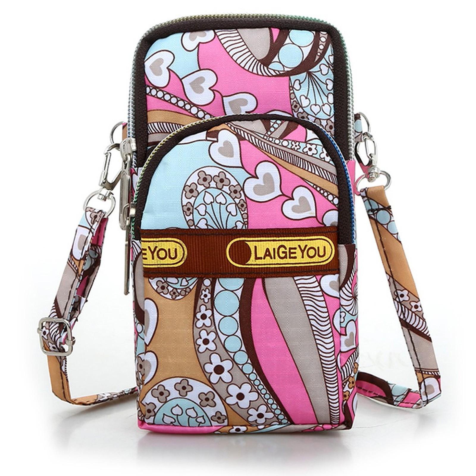 

Модная нейтральная нейлоновая спортивная сумка для студентов на открытом воздухе, сумка для телефона, сумка на плечо F