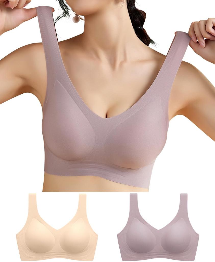 By a Bust Seamless Bra Soft Jelly Sports Bra [Tophana] [Supervised Salon] Non-wired Bra, Bra, [Super Fabric] Non-wired Bra,