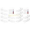 KX4B Stylish Acrylic Floating Shoe Shelves Delicate Wall Mounted Sneaker Display Shelves Display Holder for Home Dormitory