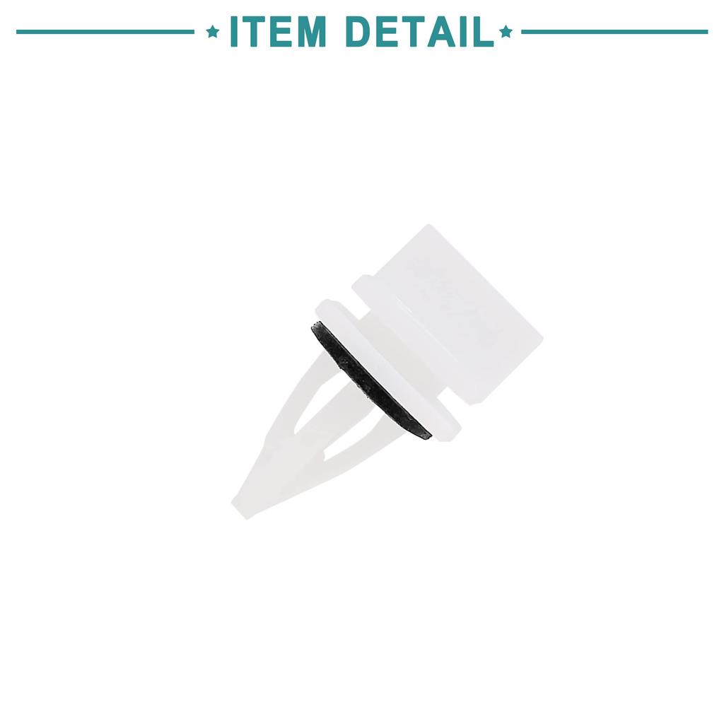 ACROPIX Car Rivets 91513-SM4-000 Bumper Fender Fastener Clips for Honda Accord 20 PCS White