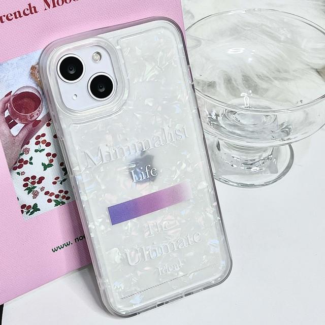 

Imd Jane Letter Shiny Shell Art Gradinet чехол для телефона Iphone 11 12 Promax 14 Pro Max 13promax силиконовая мягкая задняя крышка Капа For iphone 12