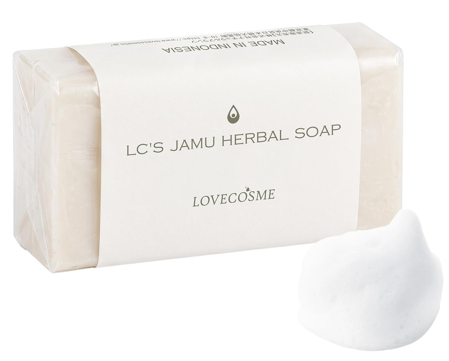 Love Cosmetics Травяное мыло Jamu 68 г Зона запаха и тусклости (Нежное мыло, Уход)
