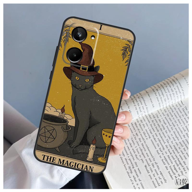 Witch Cat For Realme 15 10 11 13 12 14 Pro Plus C65 C67 C71 C63 C61 C55 C51 C53 C75 GT6 GT7 Pro Case