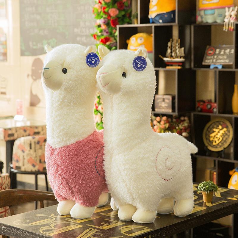 Plush Toy Alpaca Doll Stuffed Toy Lamb Doll Sleeping Pillow Children's  Holiday Gifts