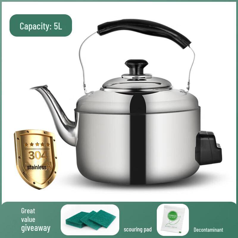 Qiwei 10L Whistling Titanium Stovetop Kettle
