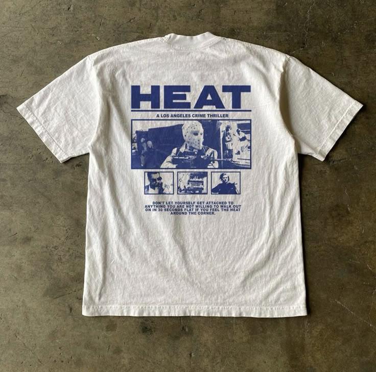 Heat Movie Graphic TShirt 1995 Heat Movie Bootleg T Shirt New S5XL Unisex T-Shirt S