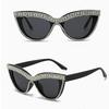 Non-polarized Handmade Diamond Sunglasses Women Cat Eye Ultralight Fashion Trend Sun Glasses