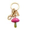 1PC Mushroom Gift Pendant Design Fashion Keychain Marker DIY Creativity Metal Party Cute
