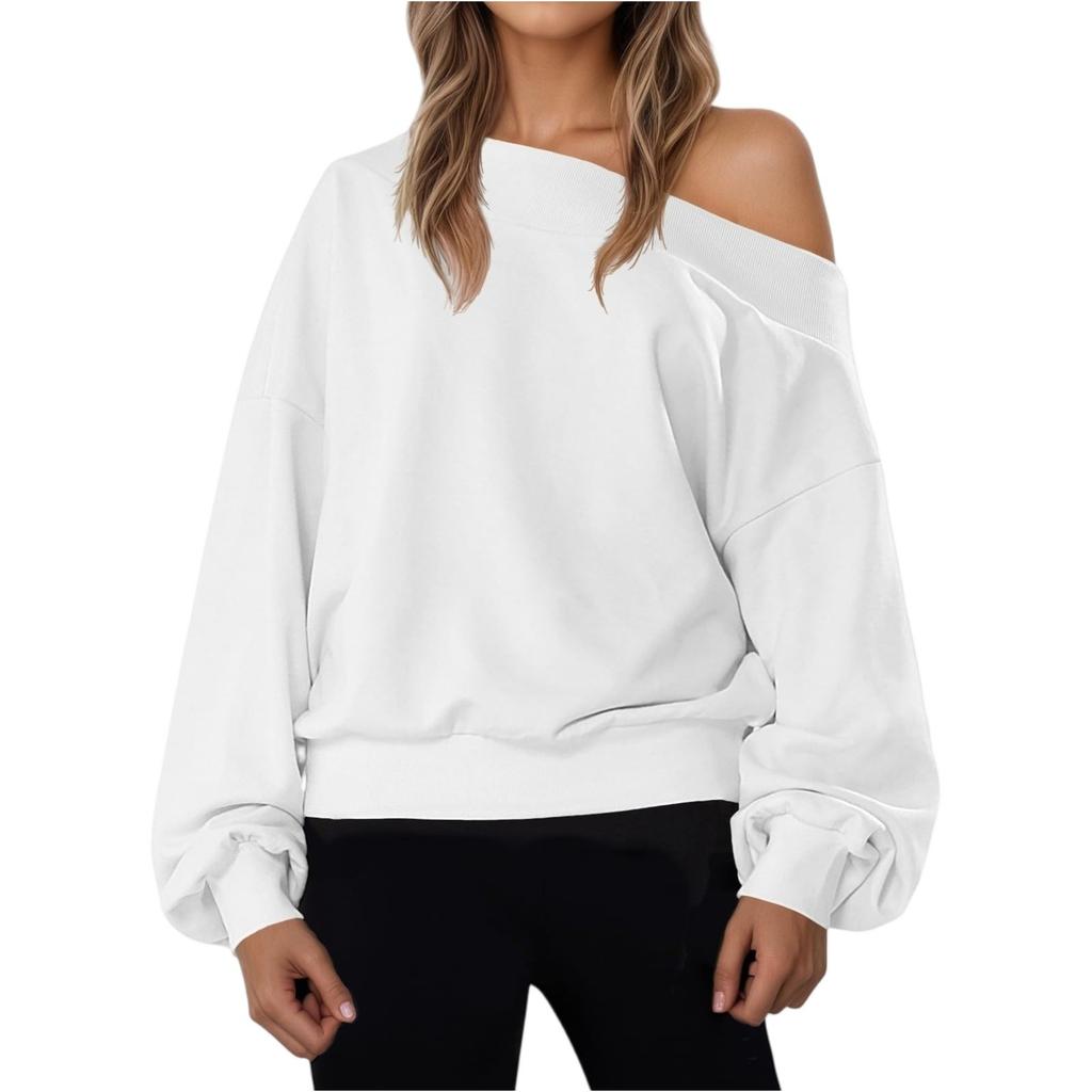 Women's Solid-color Fashionable Long-sleeved Top